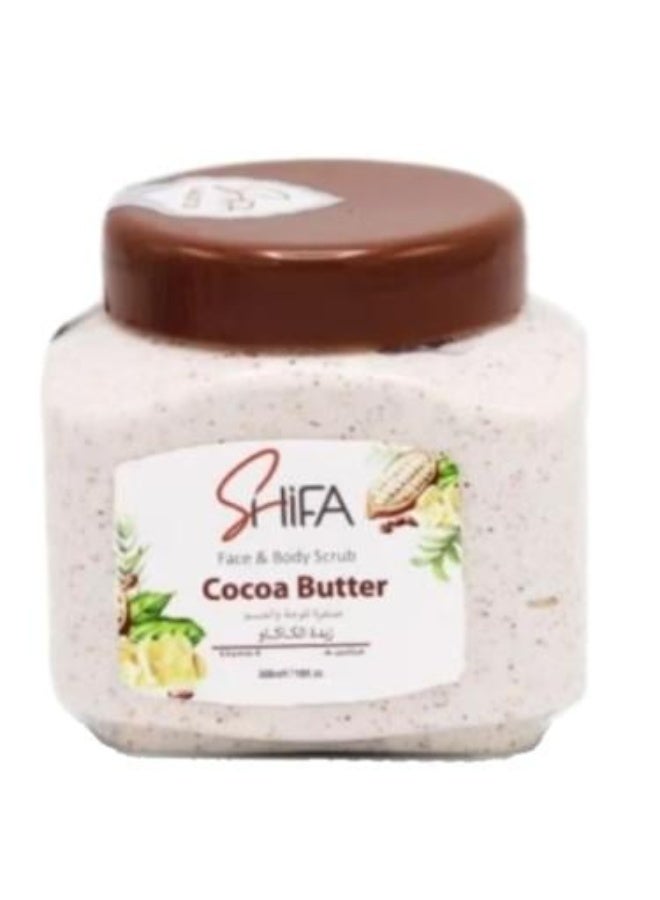Face and Body Scrub with Moisturizing Cocoa Butter 300ml